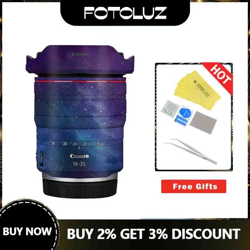 Canon RF14-35F4 Objektiv Haut Kamera Objektiv Aufkleber Aufkleber Wrap Film Schutz Abdeckung Fall Anti-scratch Wasserdicht