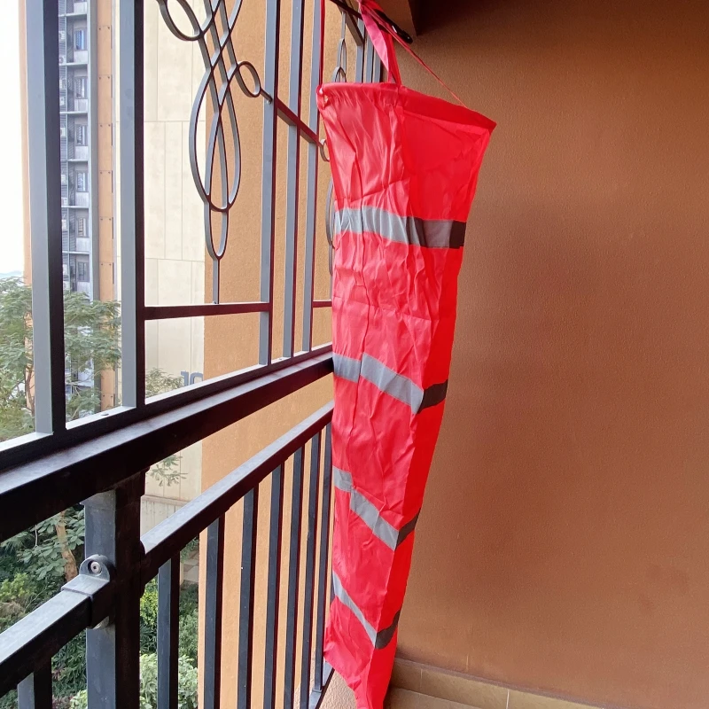 150Cm Mọi Thời Tiết PVC Gió Sock Thời Tiết Chứa Hơi Sử Dụng Trên Windsock Cho Gió Giám Sát Gió Lớn Có Đèn Báo đồ Chơi Ngoài Trời Diều Khi Ra Ngoài Chơi