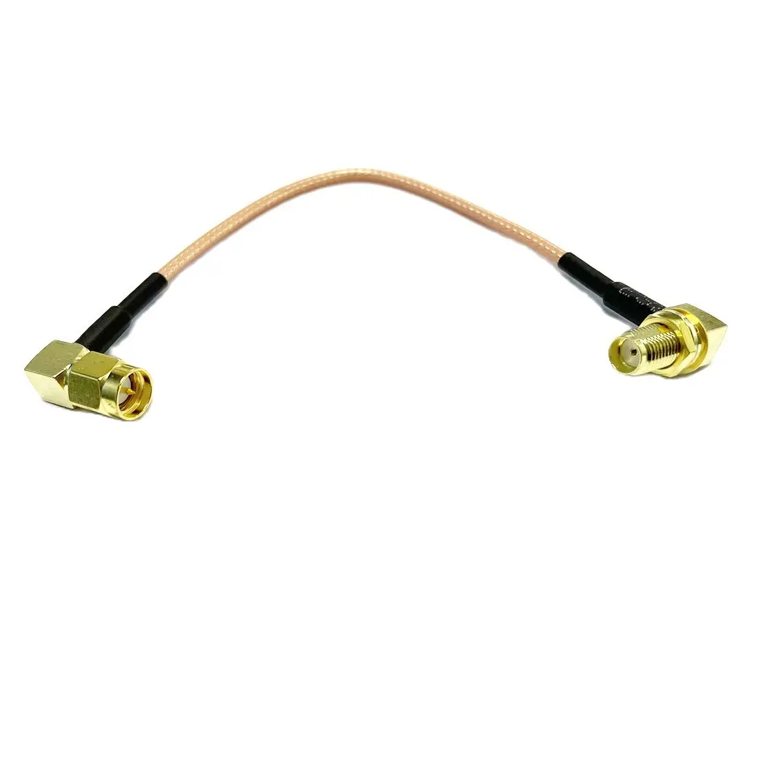 1PC SMA Female Nut RA 90-Degree Switch SMA Male Right Angle Pigtail Cable RG316 15cm/30cm/50cmWholesale For Wifi Wireless Modem