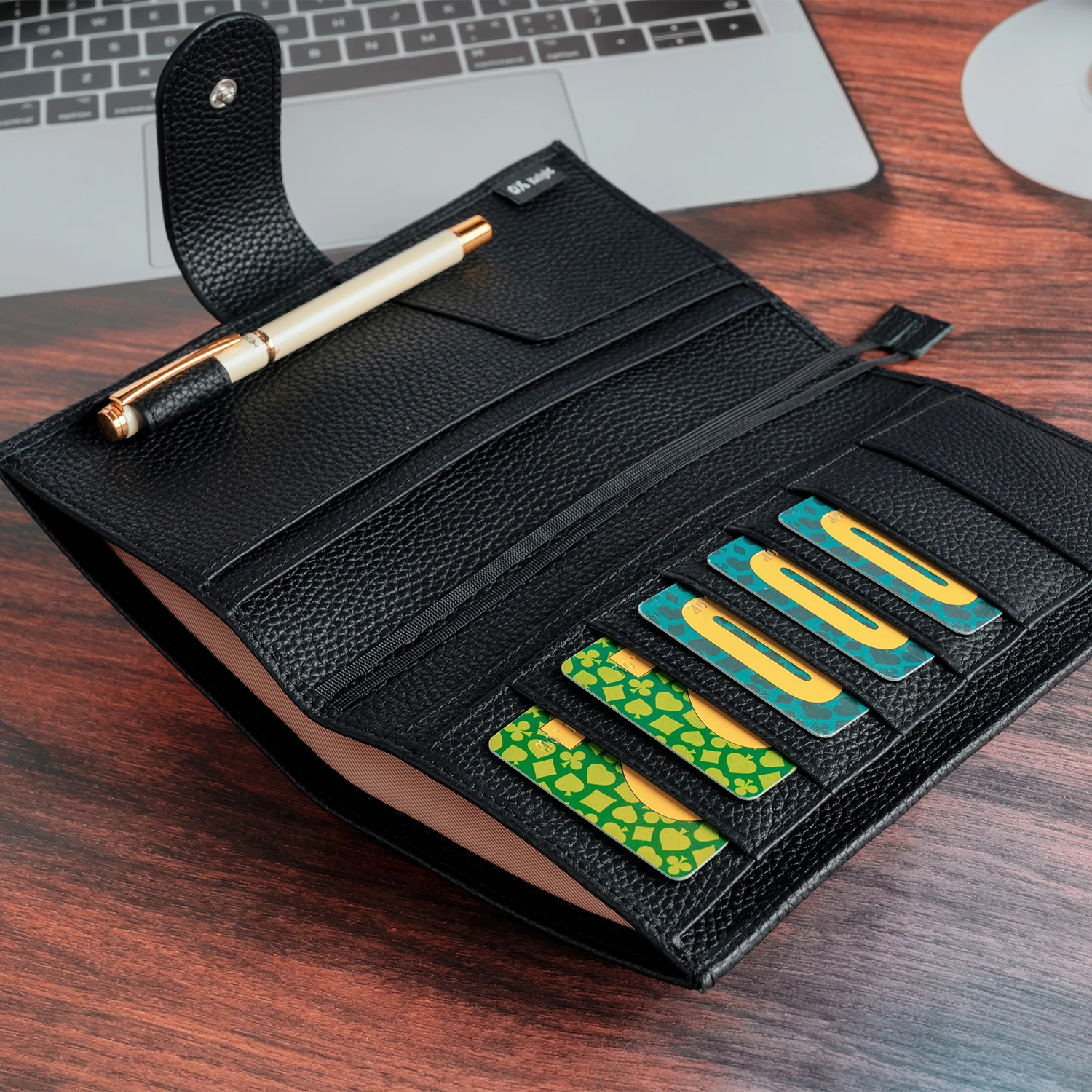 غطاء دفتر OX KNIGHT A5 من الجلد الطبيعي لمجلة منظم مذكرات السفر