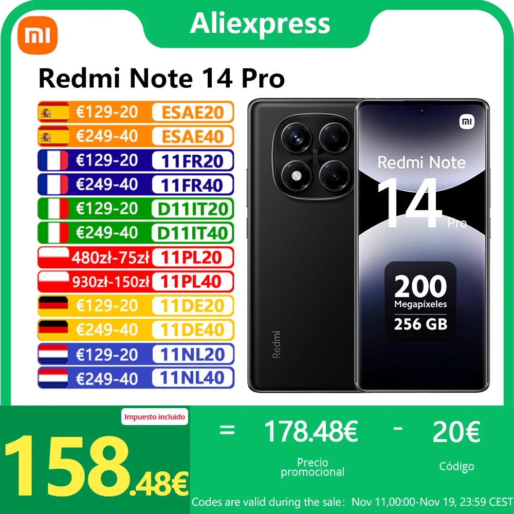 Xiaomi Redmi Note 14 Pro 5G Nuevo: ¿Vale la Pena Comprar Este Smartphone en AliExpress?