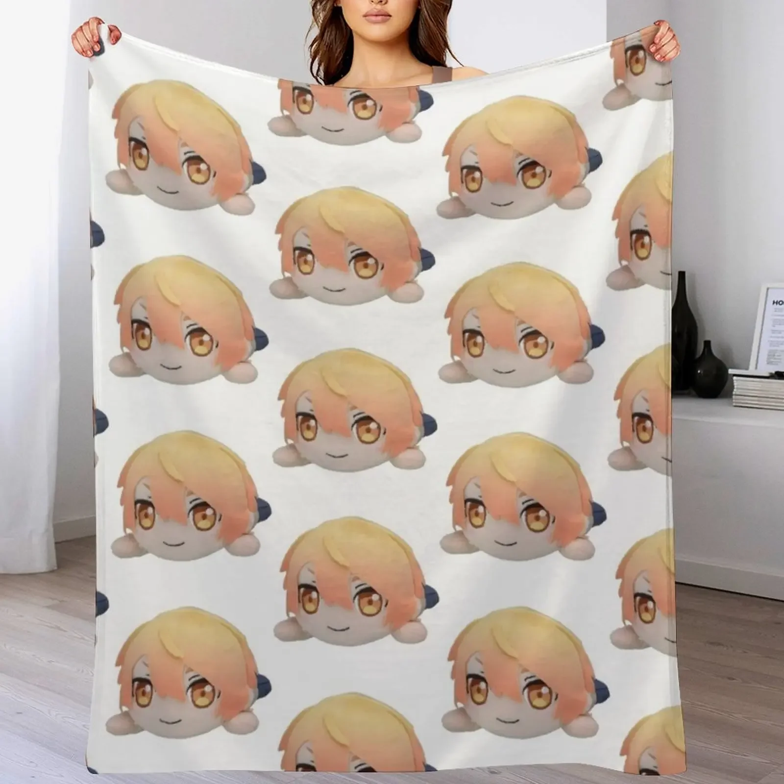 

Tsukasa Tenma plush Throw Blanket Summer Cool Breathable Blanket for Sleeping