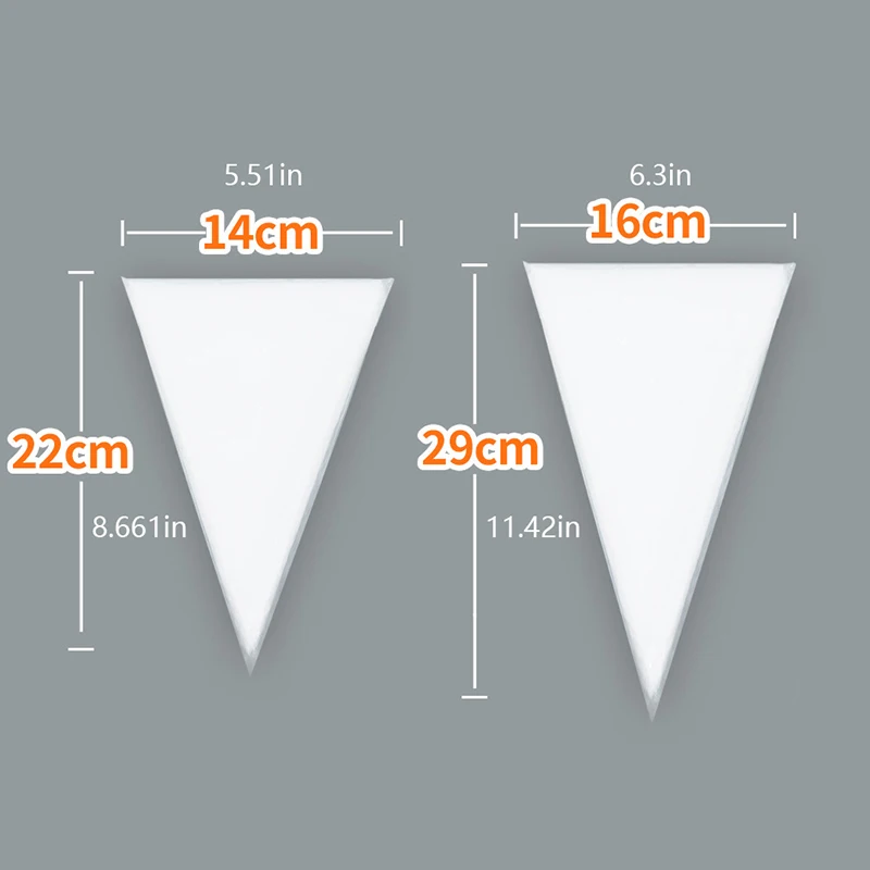 Bolsa de repostería desechable de 50 piezas, equipo de confitería, accesorios de pastelería y panadería, herramientas para pasteles
