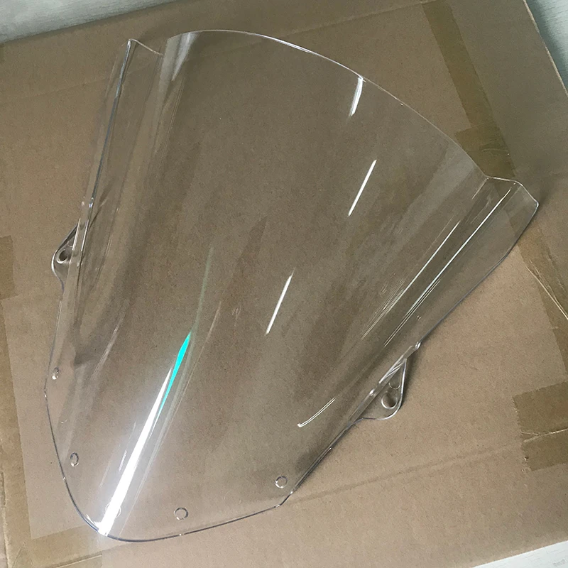 ZX10R Motorcycle Double Bubble Windshield Windscreen For 2008 -2010 Kawasaki Ninja ZX-10R Front Wind Screen ZX6R ZX-6R 2009-2024