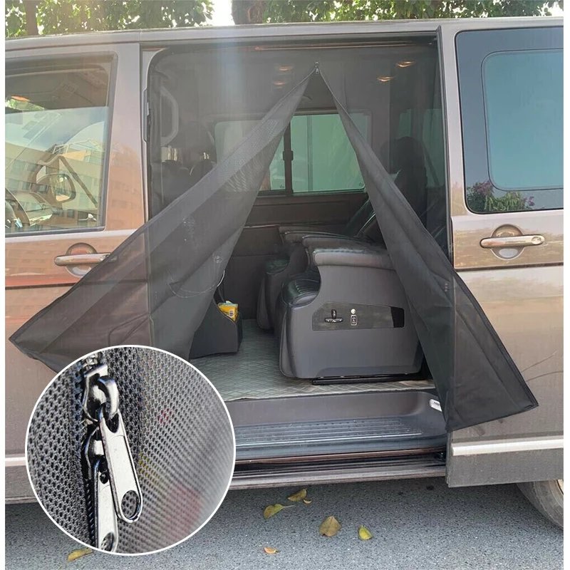 FÜR VW T5 T6 Schiebetür Magnetische Insekten Moskito Schattierung Fliegen Bildschirm Net für Camper Auto Fahrzeug Innen Zubehör – Detail 9