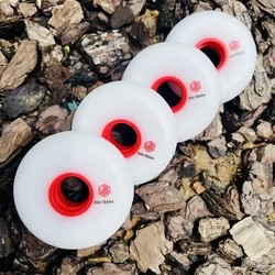 4 pieces Super Hard 95A Inline Skating Wheels for Slide Drift Shift Roller Skates Concrete Sand Asphalt Ground Sliding 76mm 80mm