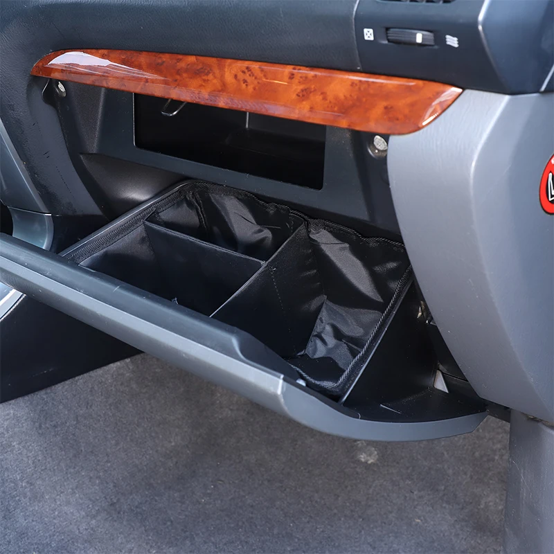 

Для Toyota Prado 2003-2009 перчаточная коробка, перегородка, автоматическая перчаточная коробка, перегородка для хранения, сетчатая сумка, автоаксессуары, 2 шт.