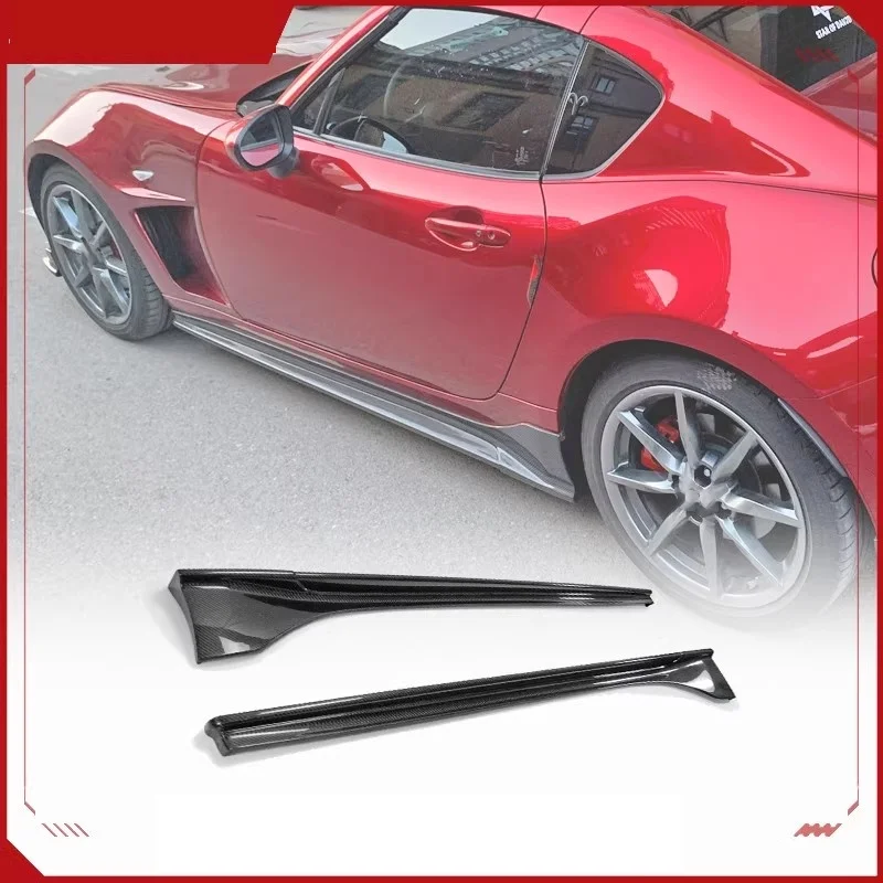 

Car Side Skirt for Mazda MX5 2009-2018 Modified Carbon fiber Side Spoiler Resin Body kit Surround