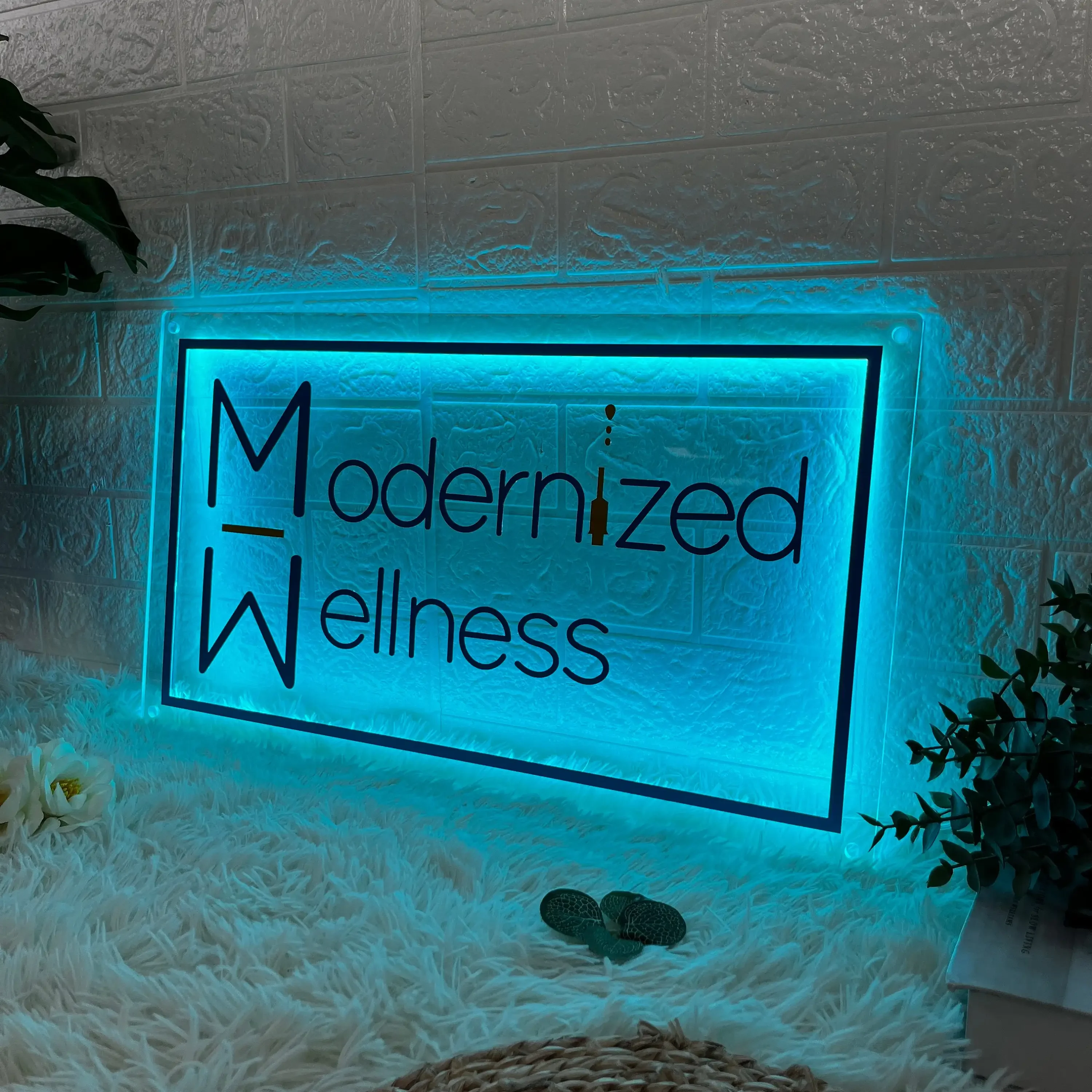 مخصص الاكريليك الأعمال تسجيل مخصص صالون الأعمال شعار تسجيل صالون تجميل جدار ديكور اسم الشركة لافتات