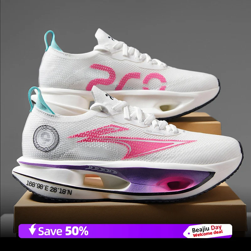 

Мужские кроссовки для марафона, специальные спортивные дышащие легкие женские удобные нескользящие кроссовки для отдыха