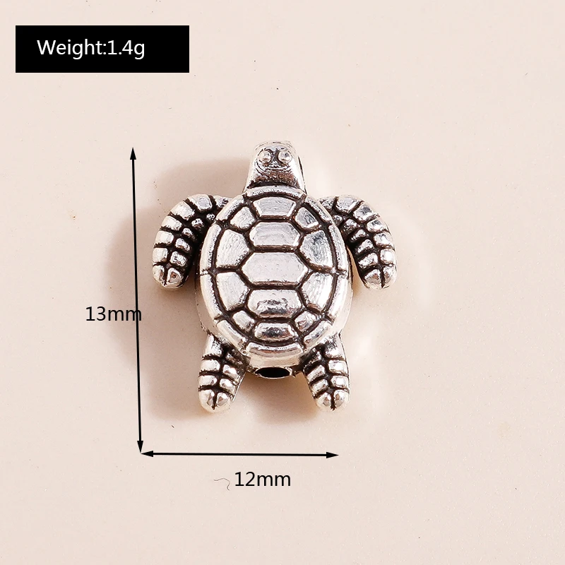Leslie 20 Stück gemischte Legierung Meeresorganismus Charms Schildkröte Fisch Muschel Seestern Anhänger für Armband Halskette Schmuck Zubehör – Detail 15