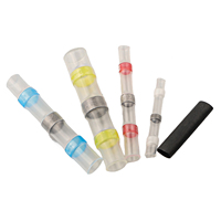 100Pcs Solder Seal Sleeve Heat Shrink Butt Wire Connector Terminal Waterproof With Box For Welding Insulating Sealing Wires