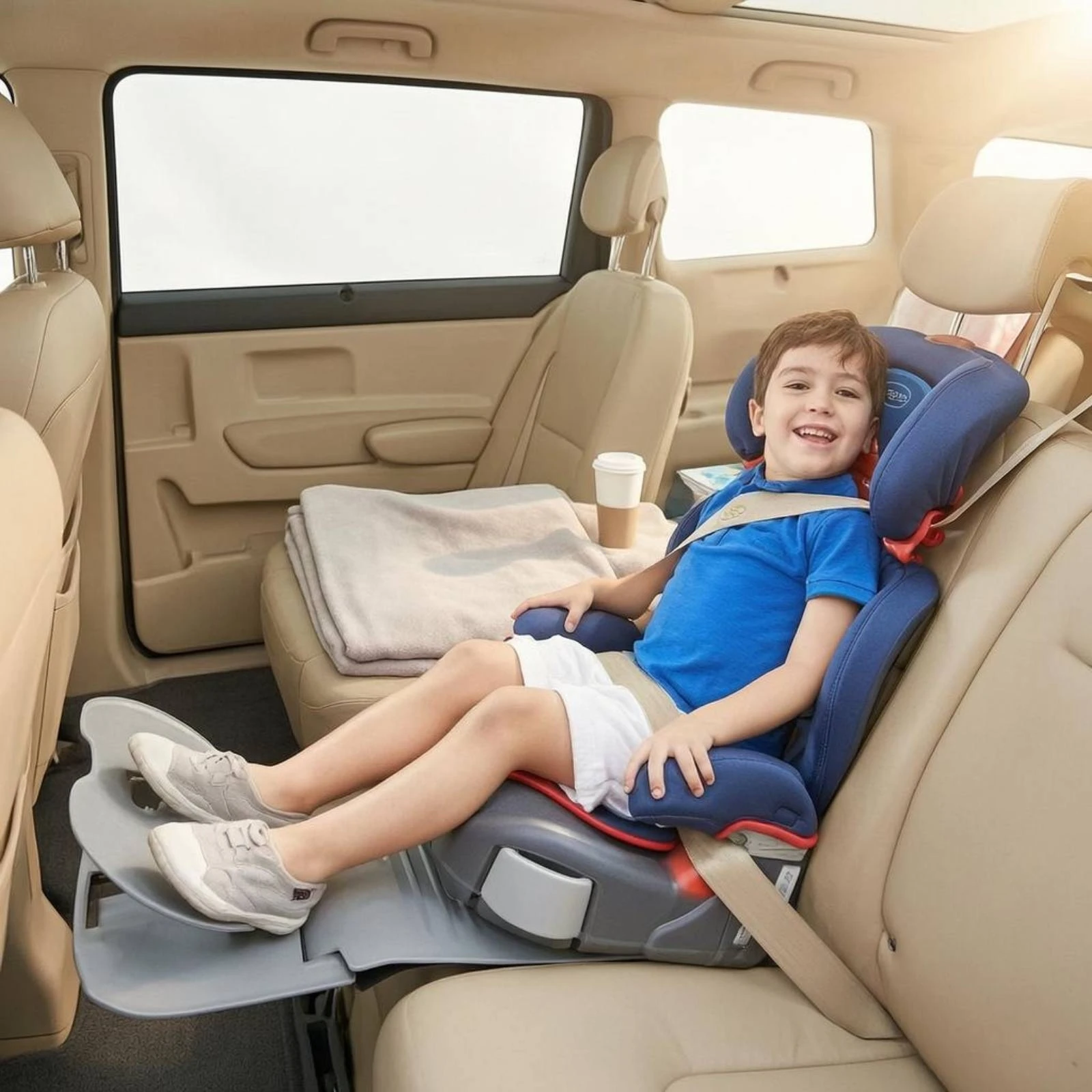 

Folding Car Seat Footrest Front Support Plate Molded Plastic Footrest Child Gear for Children