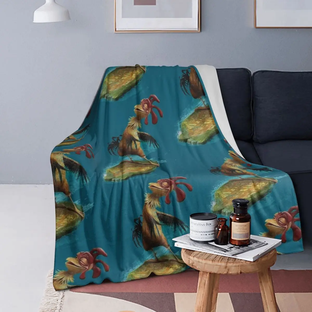 

Chicken Joe Surf Blankets Soft Warm Flannel Throw Blanket Bedding for Bed Living room Picnic Travel Home Sofa