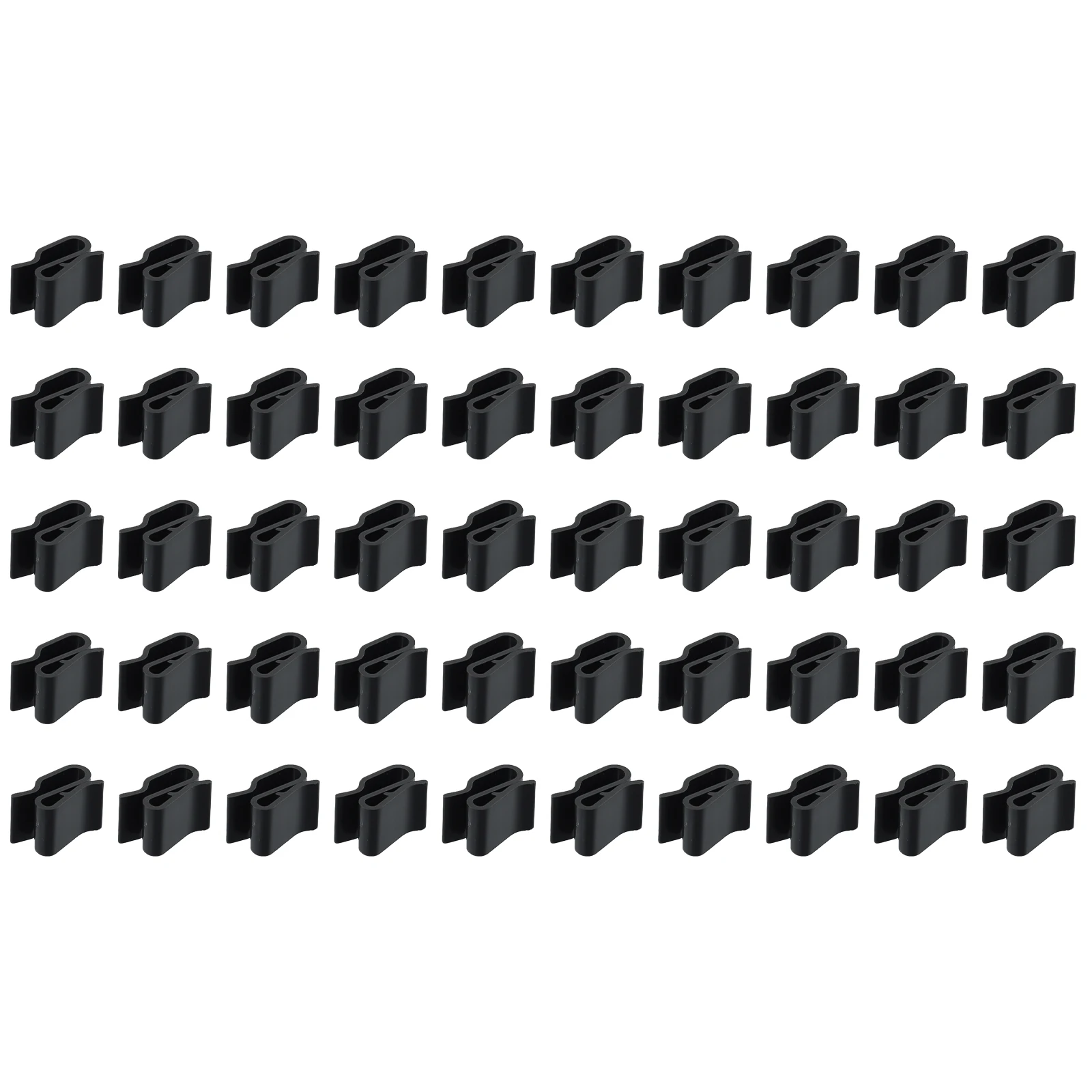 Cable Mount Solar Panel Clip Outdoor Plastic Temperature Resistant Waterproof Wire Holder Organizer 50Pcs Brandnew
