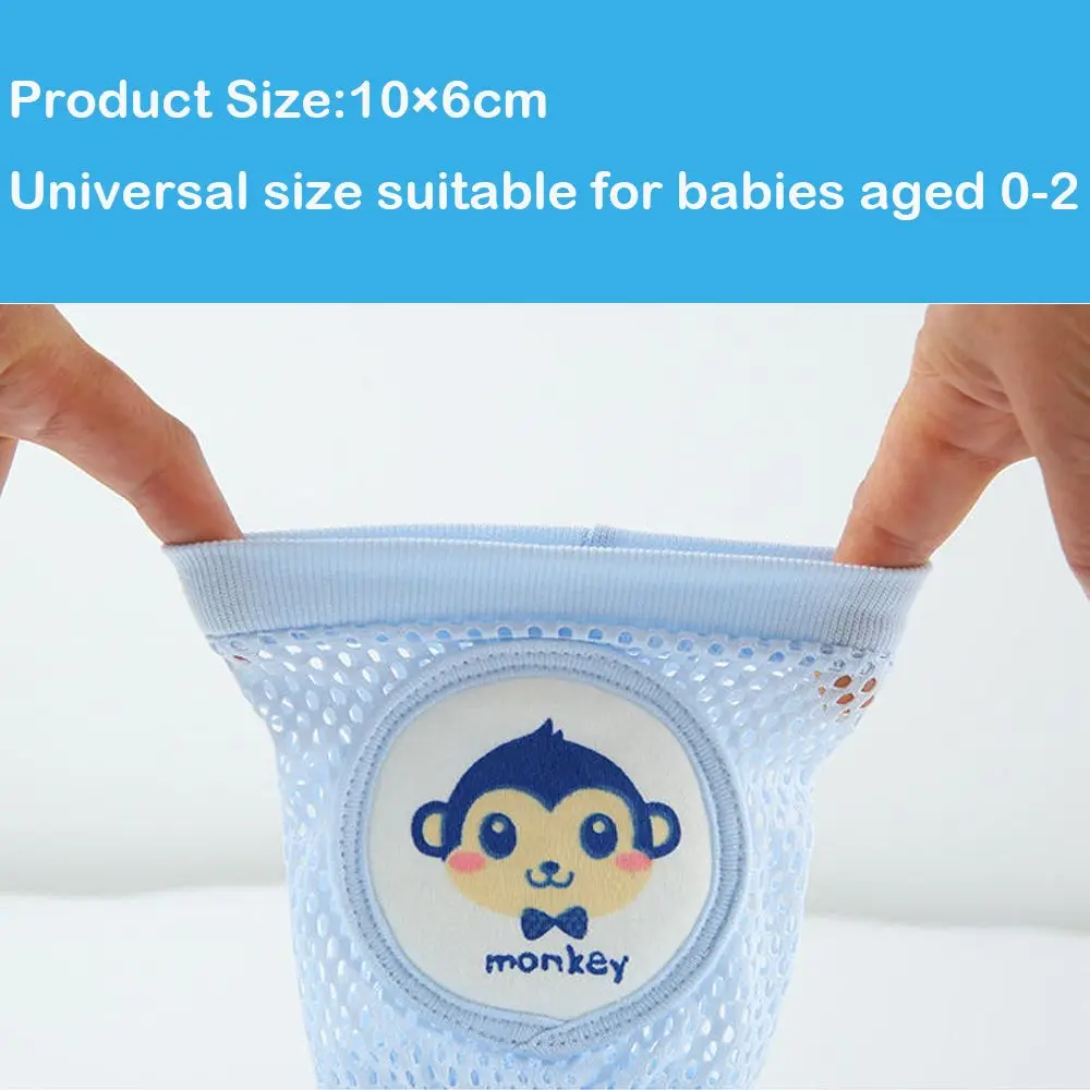 Rodilleras bebé de malla con diseño dibujos animados – elásticas - imagen 2