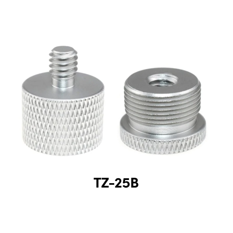 Aluminum Alloy Microphone Screw Sturdy 1/4 5/8 Adapters TZ 24A TZ 24B TZ 25A