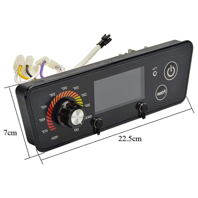 Placa de controle do termostato digital com display LCD Controlador de churrasco para Pit Boss Pellet Grill Vertical Smoker BP7-3/4/5/7