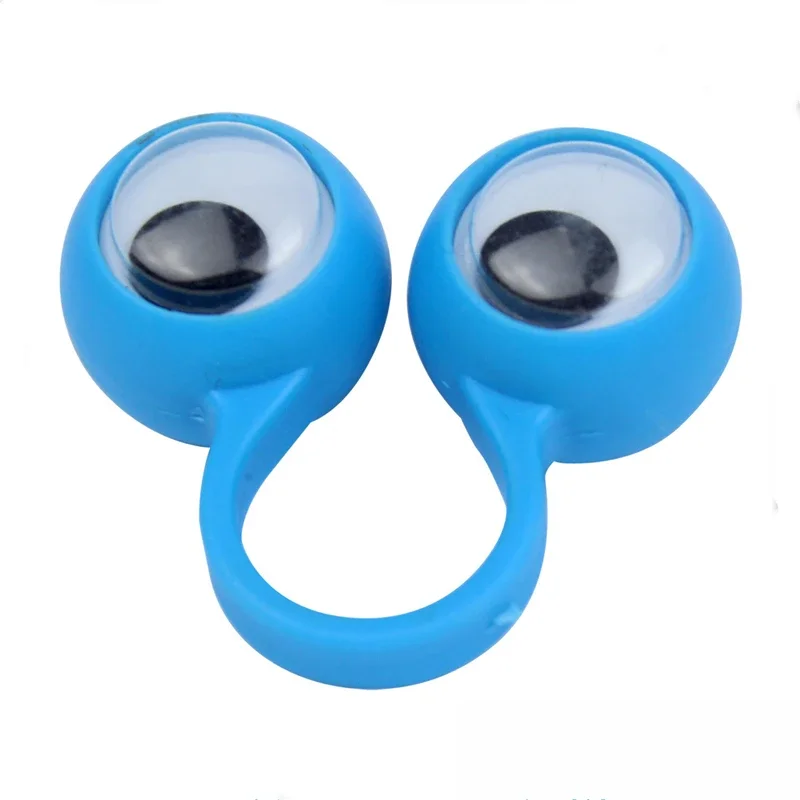 Child's Cartoon Eye Ring Toys Pack of 10 for Baby Showers Birthdays More Fun Finger Decorations and Cute Novelty Gifts