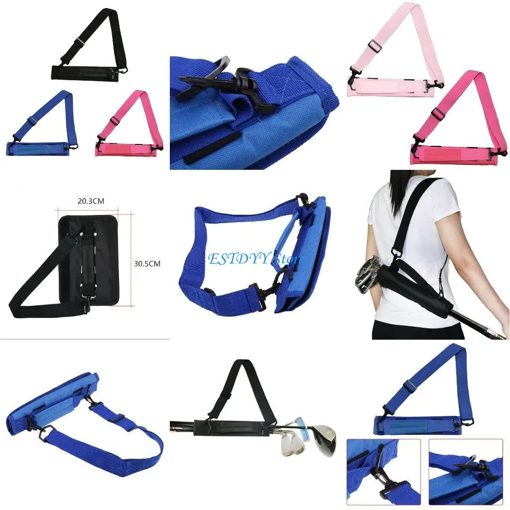 

G6DE Golf Club Container Zipper Bag Golf Club for Case Travel Bag with Adjustable