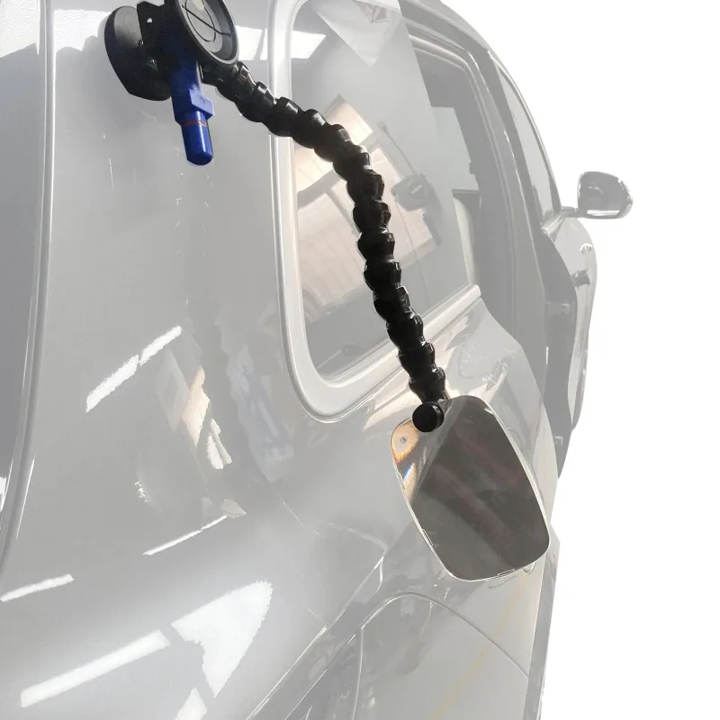 Car Small Dent Magnifying Glass Car Body Scratch Magnifying Glass Free Adjustment Suction Cup/magnet Fixation PDR Light Tool