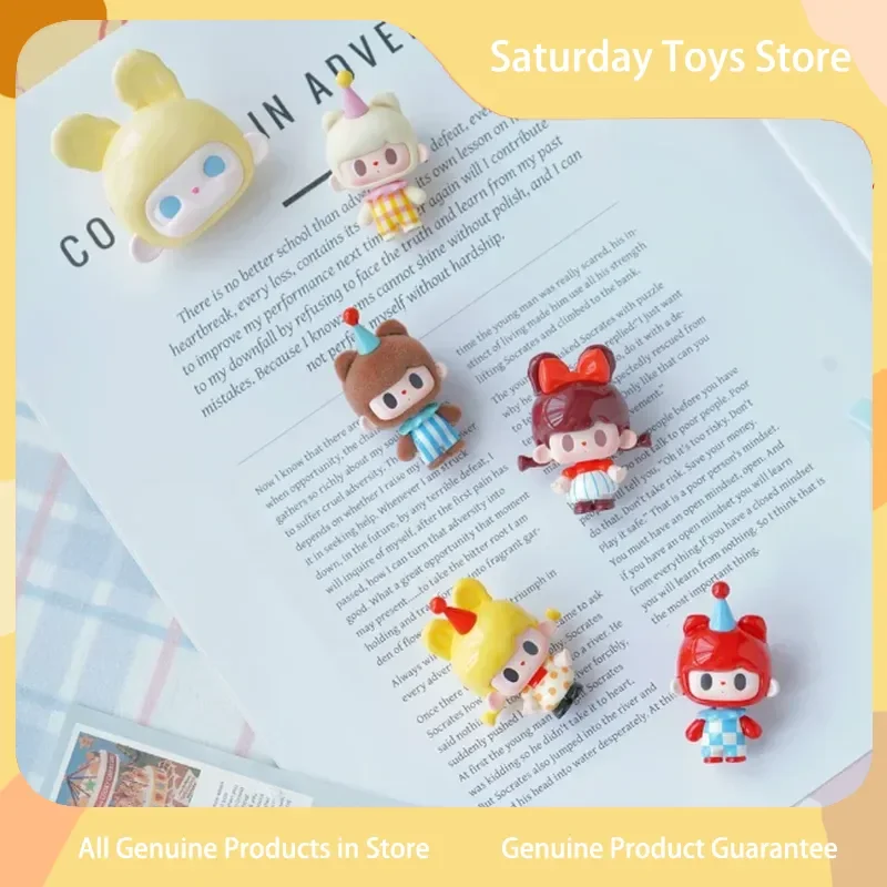 새로운 정품 투투베어 II 세대 귀여운 작은 곡물 테마파크 블라인드 박스 트렌디 디스플레이 장난감 수집품 어린이 맞춤형 선물