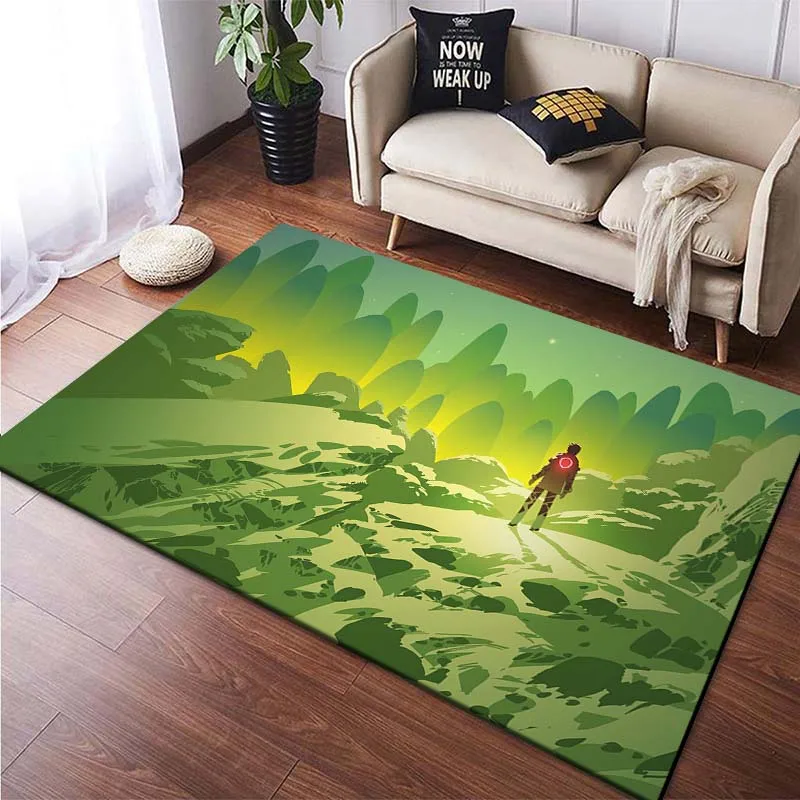 Японские коврики ручной росписи в стиле аниме для спальни, декор для детской комнаты для мальчиков и девочек, крутые коврики, коврики для гостиной, Нескользящие Коврики для игр