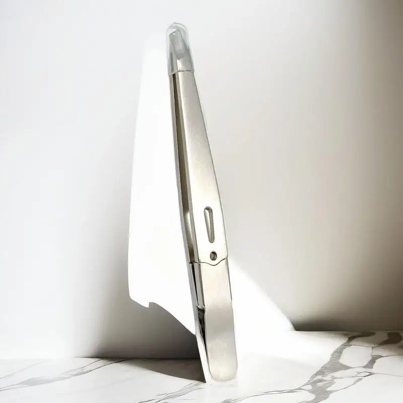 1Pcs Hair Removal Tweezers Stainless Steel Eyebrow Tweezers High Brow Tweezers With Angled Tips For Eyebrows And Beard