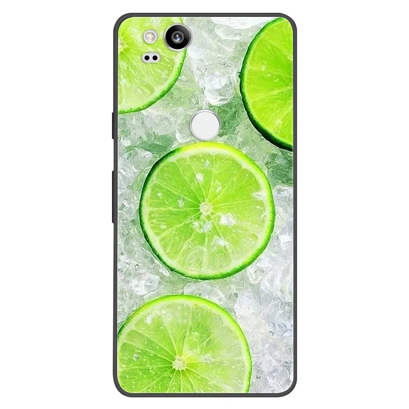 حافظة لهاتف جوجل بيكسل 2 غطاء هاتف على شكل فراشة من السيليكون الأسود الناعم لهاتف جوج بيكسل 2 2XL Pixel 2XL 2 حافظات Fundas Coque