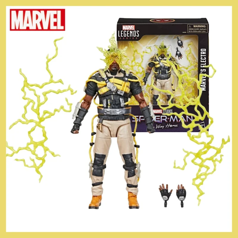 

New Genuine Marvel Electro Character Model Toys Joint Mobility Holiday Gift Collectibles Desktop Ornaments In Stock