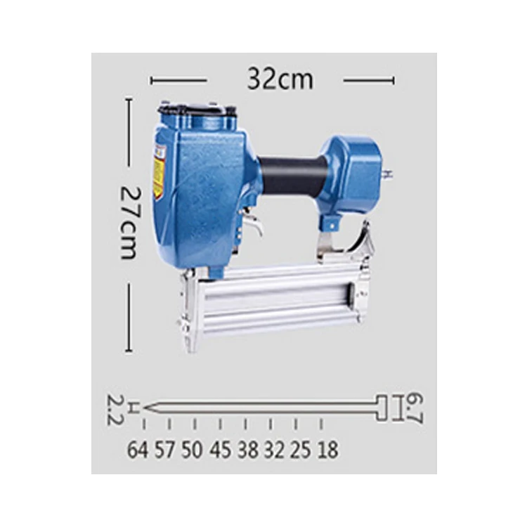 Air Riveter Pneumatic Steel Nail Gun 18-64mm Concrete ST64C Special For Woodworking Industrial Maintenance Tools