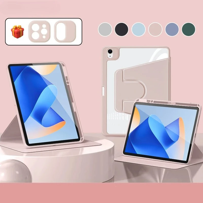 

360° Rotation Cover For iPad Air 11 M2 Case for Air 5/4 iPad 10th Gen 10.9in Mini 6 7/8/9th 10.2in Pro 11 12.9 13 Tablet Cover