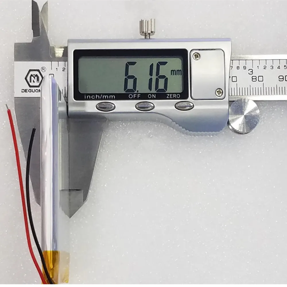 1-10pcs 3.7V 2500mAh 605060 Lipo Polymer Lithium Rechargeable Battery for Bluetooth Headset Mouse Doorbell GPS Camera LED Light
