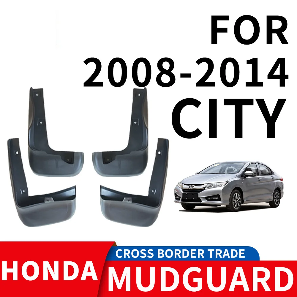 

FOR 2008-2014 HONDA CITY mudguard Mudflaps Front Rear Flares Splash Guards Cover Car Accessoie