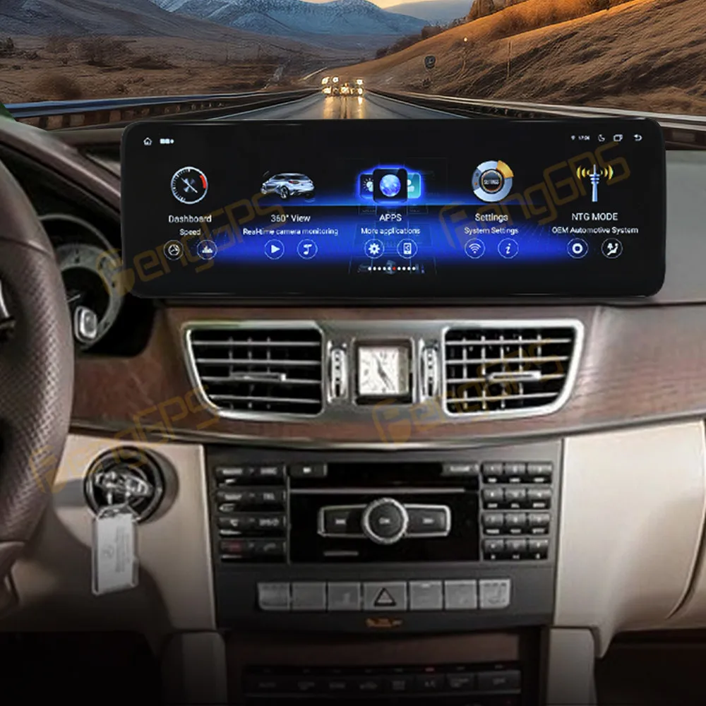 

Автомобильное радио CarPlay 14,9 дюйма, Android 14, для Mercedes-Benz E-Class 2013-2015, мультимедийный плеер с сенсорным экраном, GPS-навигация, головное устройство