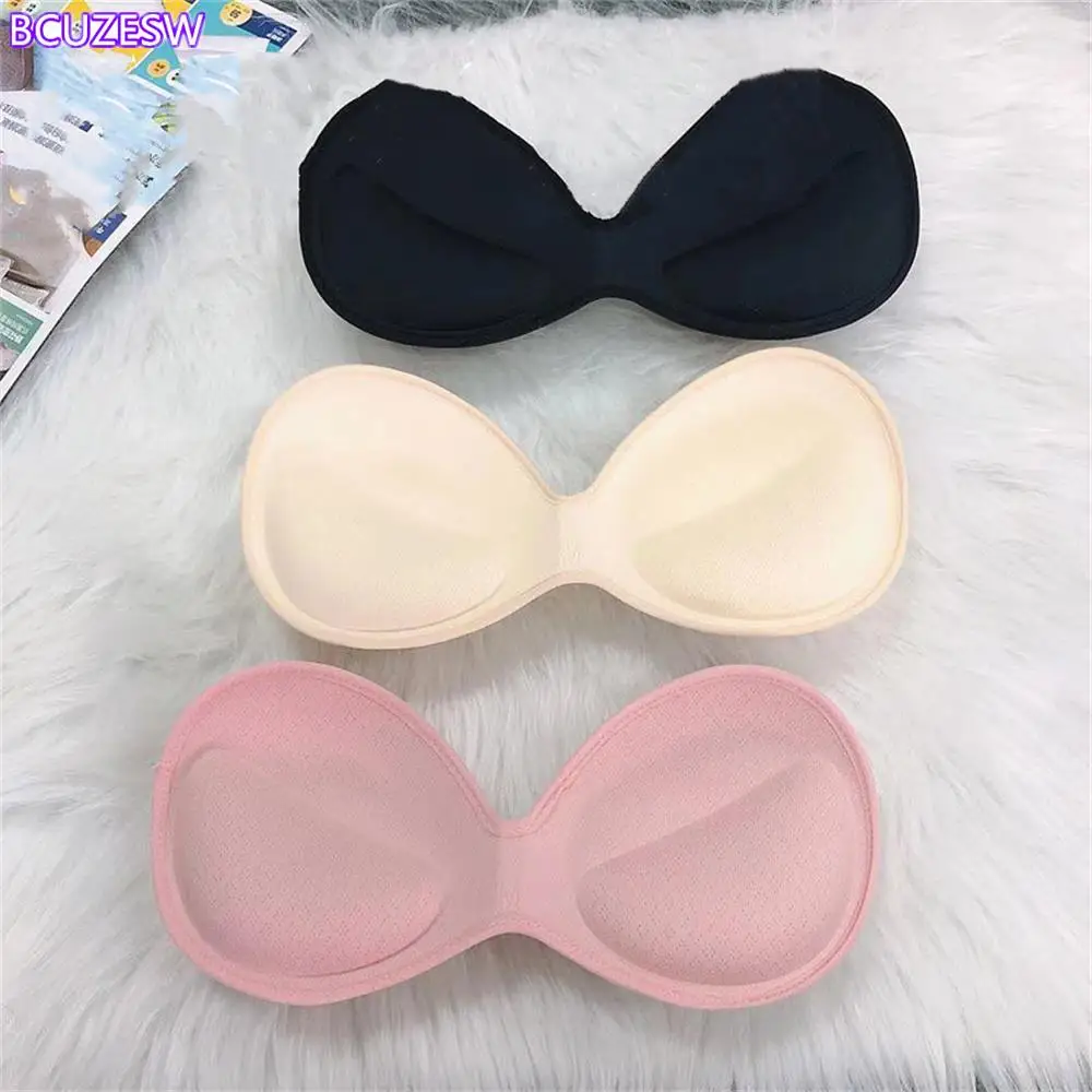 Almofadas de sutiã de esponja 3d, 6cm, para biquíni, roupa íntima feminina, forro de sutiã acolchoado, maiô, inserções de sutiã