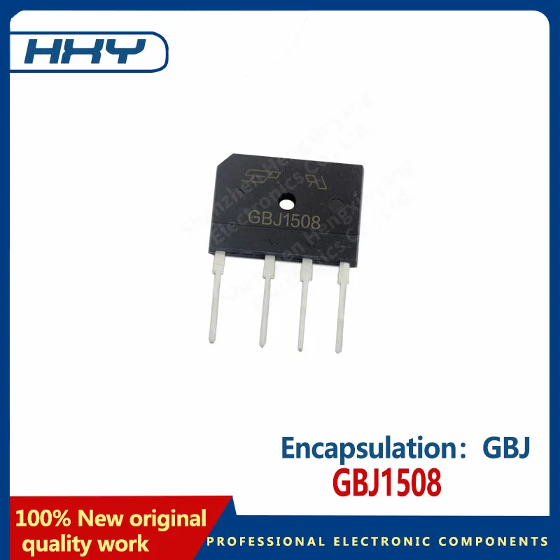 Diode de pont redresseur, paquet GBJ1508 15A 800V GBJ, 10 pièces