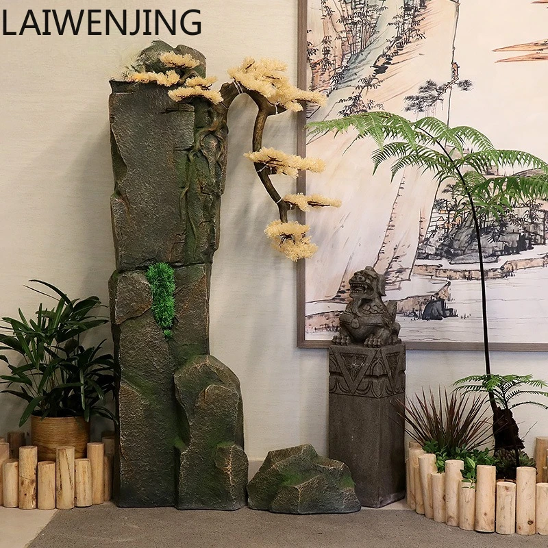 

SGF New Chinese Style Artificial Rockery Ornament Accessories Garden Landscape Decoration Ornament