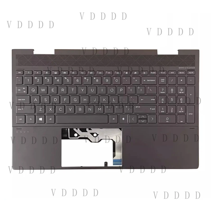 L... New For HP ENVY X360 15-EE 15-ED 15M-EE Palmrest Top Case with Backlit Keyboard