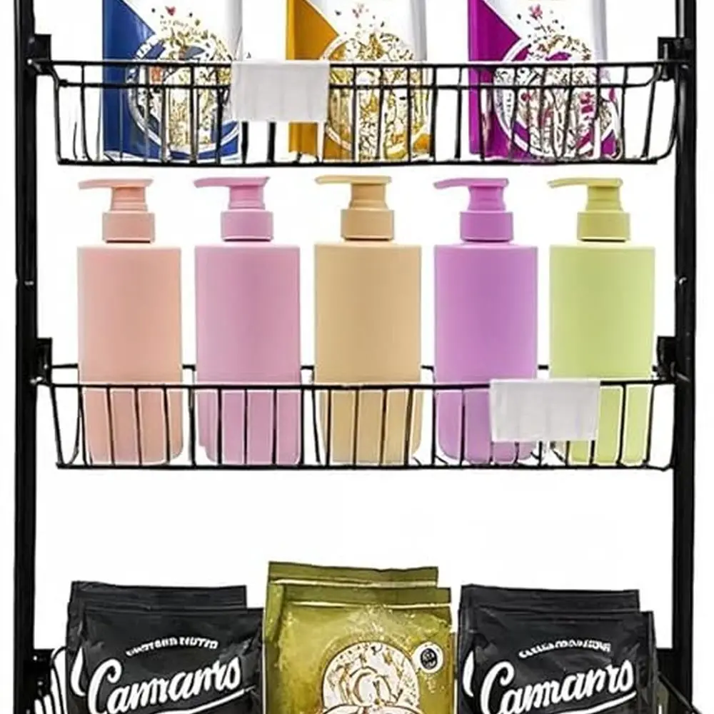 

6-Tier Heavy-Duty Over-Door Organizer with Deep Baskets for Kitchen, Pantry, and Closet Storage