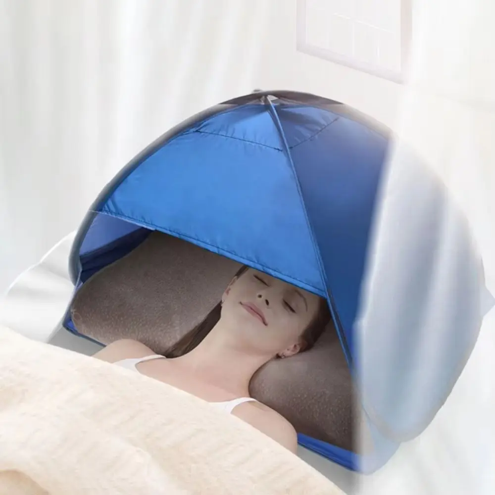 UV-Blocking Automatic Opening Mini Portable Sun Shelter Windproof Sand Proof Pet Shelter Storage Bag Foldable Head Tent Camping