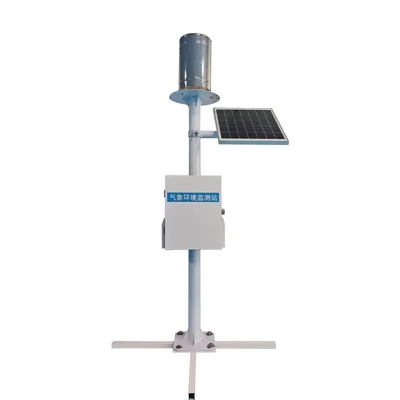 PAS610 Integrated Smart Rain Gauge Station Stainless Steel High Precision Dual SIM Communication IP66 for Hydrological