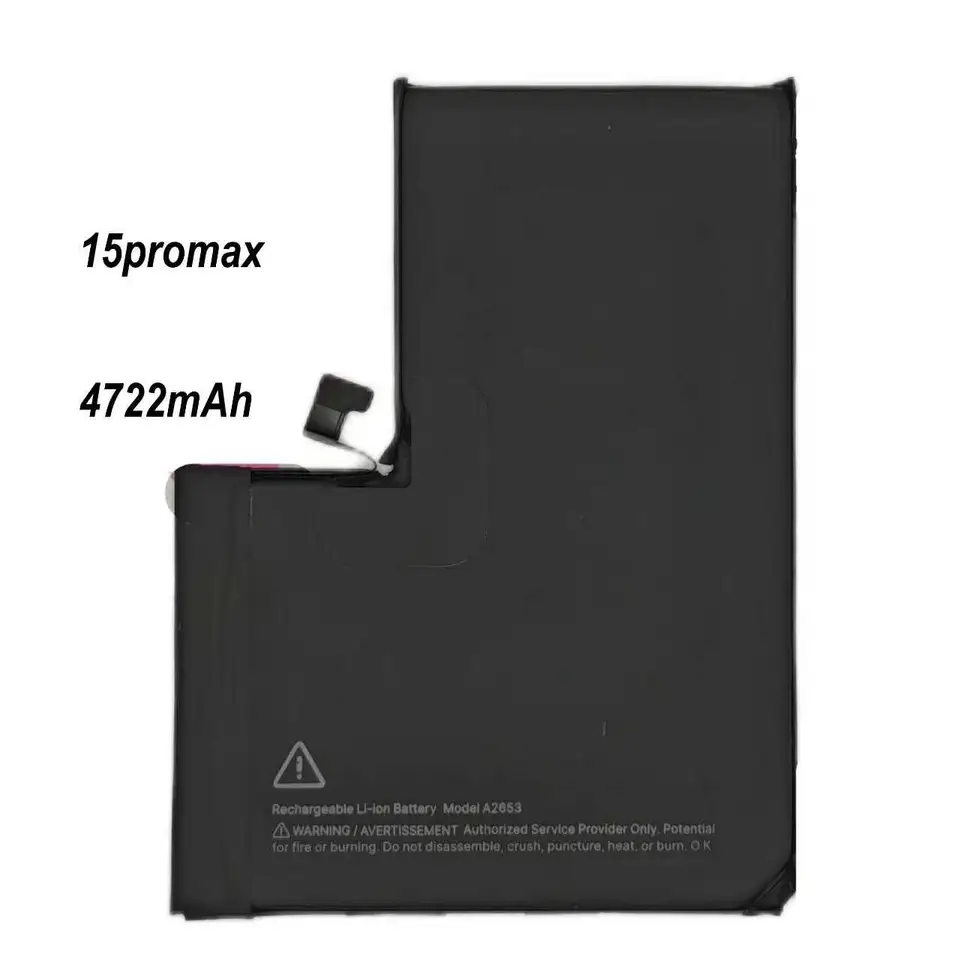 Batería de litio 2026 100% nueva para iPhone 15/15Plus/15Pro/15ProMax 3501-5000mAh, incluye herramientas 6