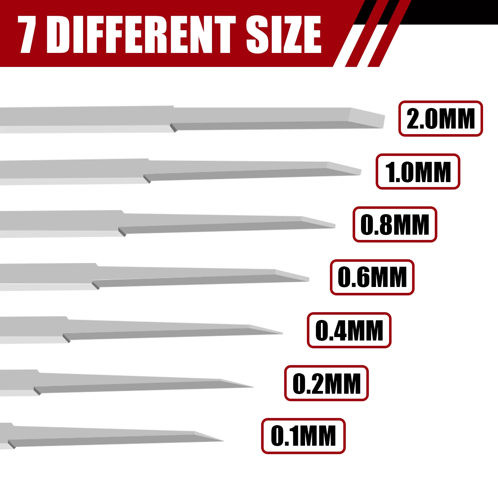 Prime Model Scriber with 7 Blade Tungsten Steel Scribe Line Cutting Tool Chisel Portable Resin Carved Scribe Line Chisel Cutting