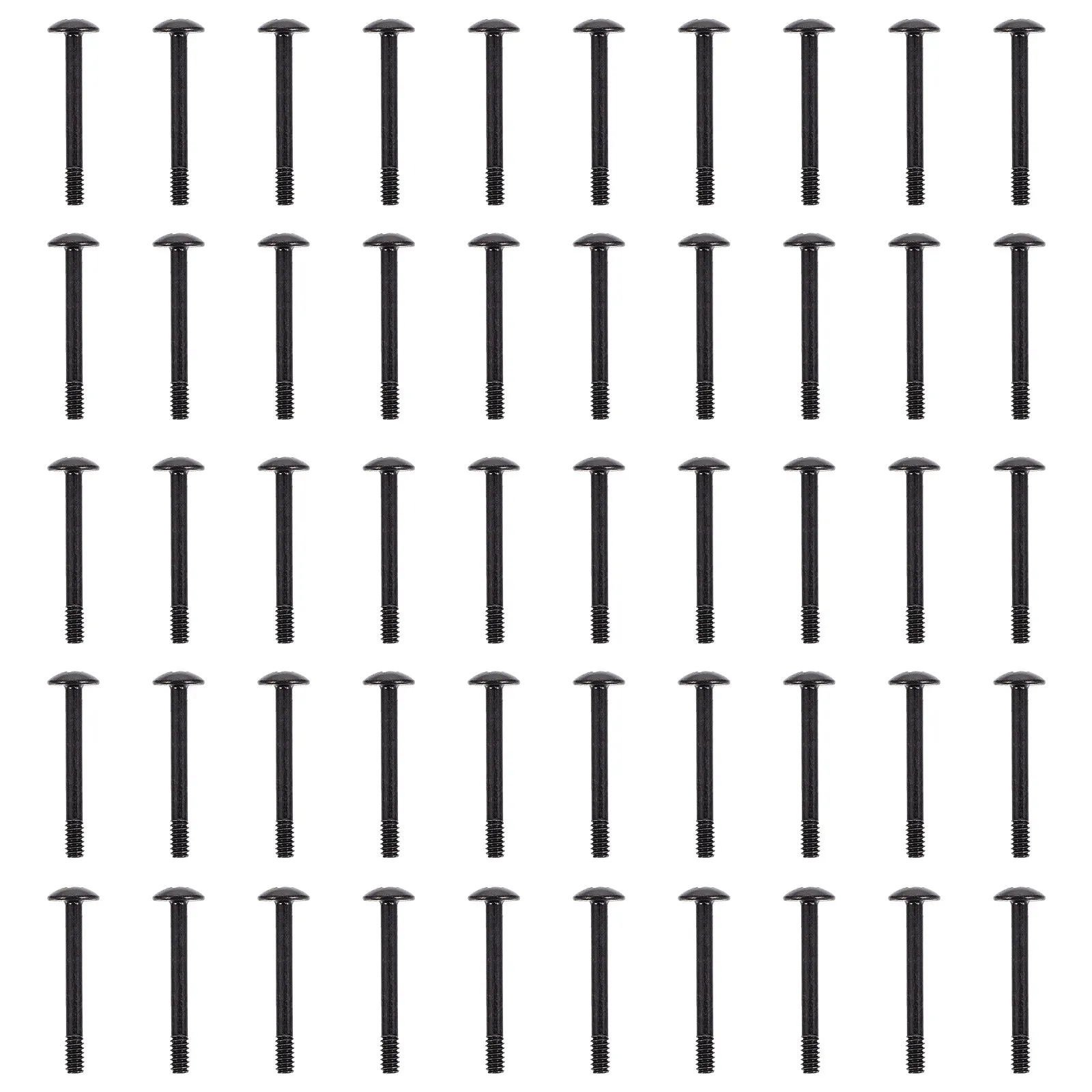 50Pcs Pc Case Fan Screw Premium Metal Long Tapping Screws 30Mm Round Head for Cooler Fan Mounting Professional Use