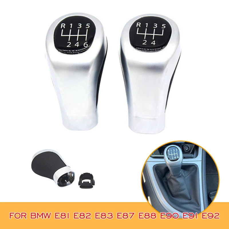 5 Speed Gear Stick Handball 6 Speed Car Gear Shift Knob Head Shifter Lever Pen For BMW 1' 3' E81 E82 E83 E87 E88 E90 E91 E92