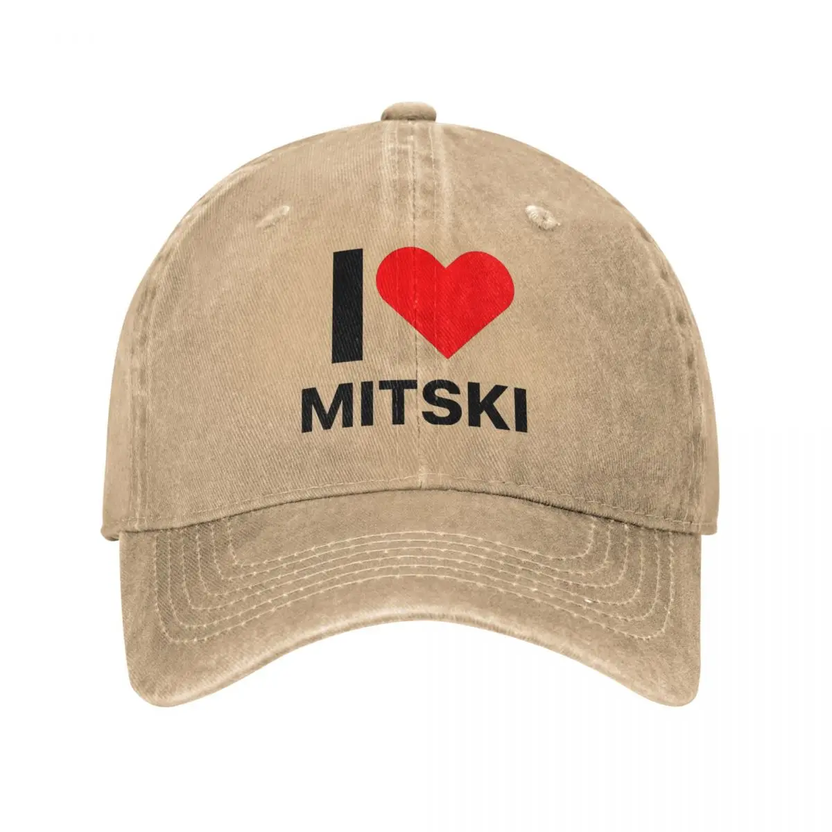 I LOVE Mitski Baseball Cap For Men Women Stylish Hip Hop Dad Hats y2k Cool Design Outdoor Sun Snapback Cap