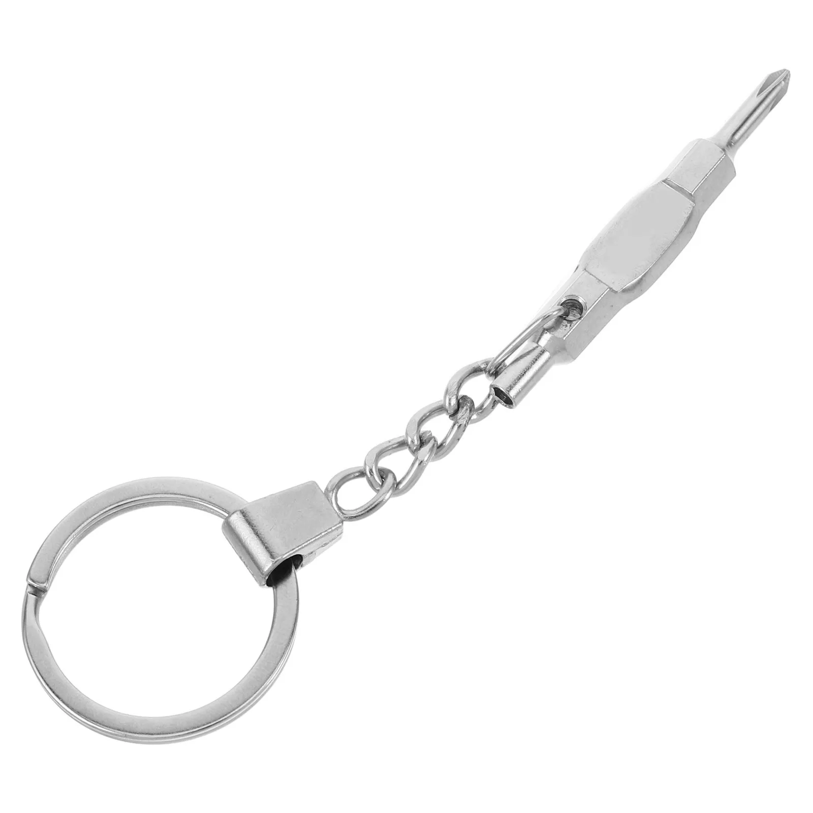 Tournevis Double tête argent Mini outil de patin Portable bricolage doigt Skateboard réparation accessoires petit tournevis