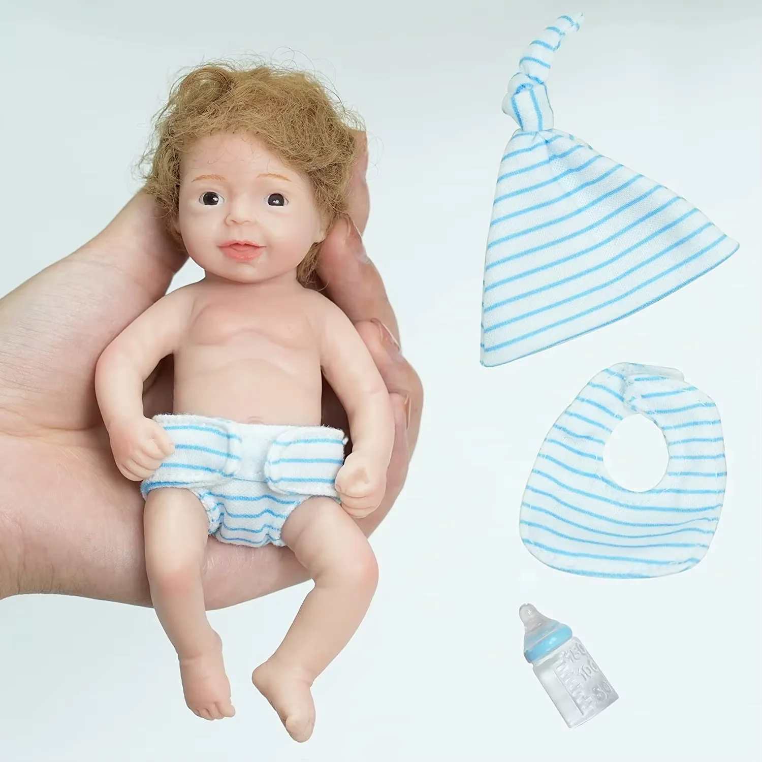 1PCS/6 stijlen 15cm Mini Palm Wasbaar Volledig massief siliconen Bebe Reborn Boy Handgemaakte herboren poppen Levensechte Pен MΩ C cei Fragen