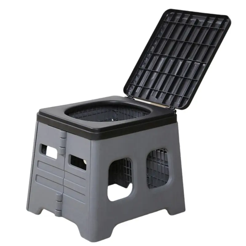 

AWAH Foldable Car Toilet Light Weight Camping Toilet Seat For Adults Kids Portable Emergency Use
